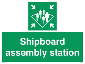 Shipboard assembly station